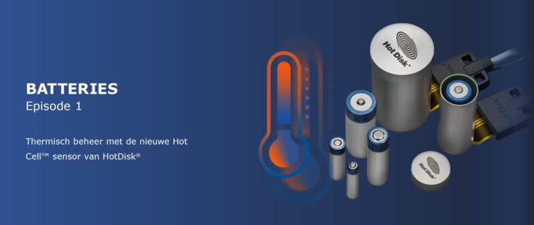 Thermisch beheer aspecten van batterijen met HotDisk